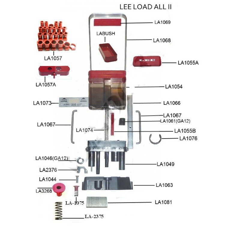 Lee Load-All 2 Replacement Base for 12g Press LA1063