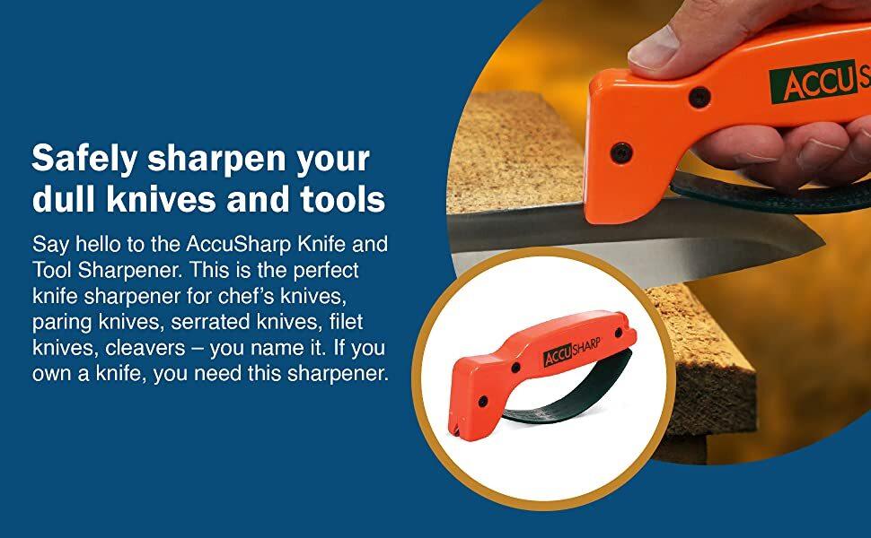 Stationary Knife & Scissors Sharpener by Accusharp Made in USA