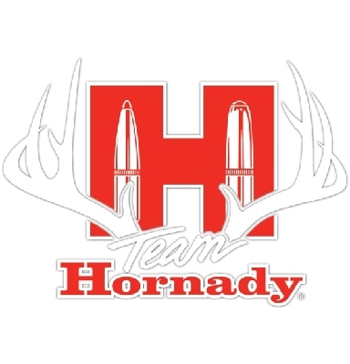 Hornady 'Fueled By Authentic' Sticker/Decal - Tactical AR AK Hunting - Approx 6 Inches