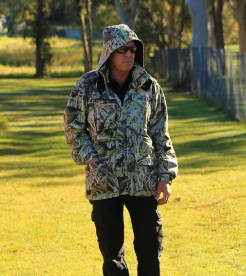 Max-Hunter Koorangie Camo Fleece Coat with Hood XXL - COAT-XXL