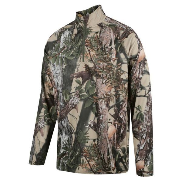 Mens camo quarter discount zip