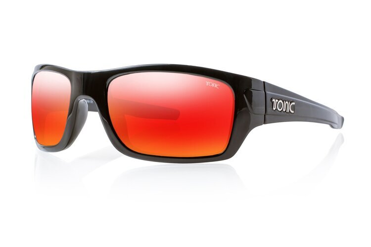 Tonic Eyewear Trakker Matt Black Mirror Red Sunglasses TTRAREDMIRRG2