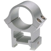 B-Square Standard Dovetail Sports Utility Ring, High, 1" Diameter, Silver - 20057