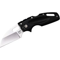 Cold Steel Tuff Lite Plain Edge 2.5" Pocket Knife Black Polymer Handle - 20LT