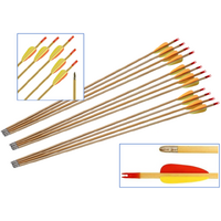 Complete Arrow - Wood with Tin Point 26" 12 Pack