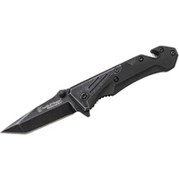 Smith & Wesson Extreme Ops Rescue Folding Knife 2.35" Black Stonewash Tanto Blade - CK405