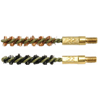 Otis .22LR/.22-250/.223cal/5.56mm Bore Brush 2 Pack (1 Nylon/1 Bronze) FG-322-NB
