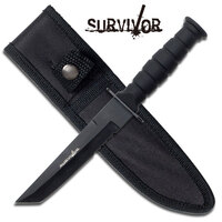 Survivor Tanto Hunting Fixed Blade Knife - 7.5 Inches Overall - HK-1023TN