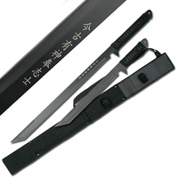 Ninja Twin Black Tanto Sword Set - HK-1067