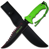 Zombie Killer Hunting Knife (33cm) with Nylon Sheath - KN-1585
