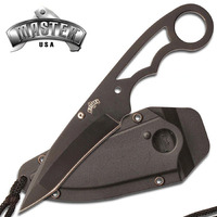 Master 7" Survival Tanto Fixed Blade Black Hunting Knife