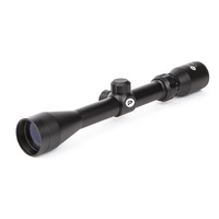 Pecar Optics White Carbon 3-12x40 Rifle Scope Mil Dot - P1-31240-MD