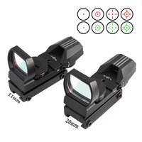 Patrol 20mm/11mm Rail Tactical Optics Holographic Red Green Dot Sight Reflex Scope