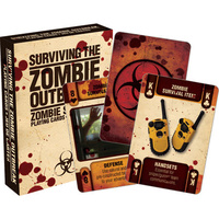 Surviving the Zombie Outbreak: Zombie Survival Playing Cards PC-52257