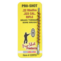 Pro-Shot .22 Cal. Rifle Gunsmith Tornado Bore Brush - 22RTO