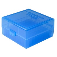 Berry's Rifle Ammo Box 100rd Flip-Top 223/5.56 - Blue - SBE005