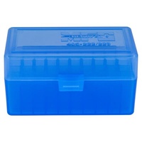 Berry's 50rd Ammo Box Flip-Top 30 Carb/22H/218 Bee  - Blue - SBE404