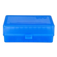 Berry's 50rd Ammo Box Flip-Top 500 S&W/WSSM  - Blue - SBE413