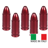 Stil Crin Italian Rifle Snap Caps Dummy Round - 9MM Luger Pack of 5