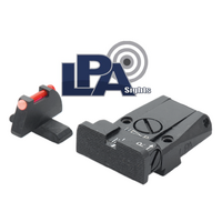 LPA SPR Adjustable Target with Fiber Front Sight Set Sig Sauer P229 / Springfield XD - SPR30SS7F