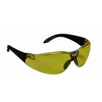 Max-Protection Shooting Glasses with Case Yellow Lens Black Nylon Tips - TD-YL653A