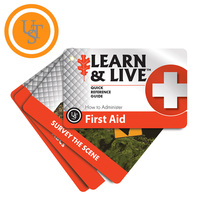Ultimate Survival UST Live & Learn First Aid Reference Cards - U-02730