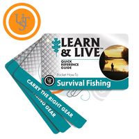 Ultimate Survival UST Live & Learn Survival Fishing Reference Cards - U-02749