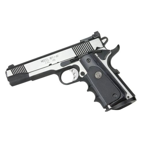 Pachmayr 1911 American Legend Laiminate Grip - Charcoal Silvertone - 00433