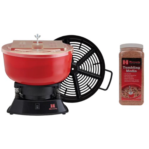 Hornady M-1 Brass Case Tumbler & Hornady 2KG Corn Cob Media Bundle - 050204-PK1