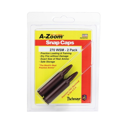 Pachmayr A-Zoom Metal Snap Caps 270 WSM 2 Pack 12219