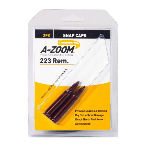 Pachmayr A-Zoom Metal Snap Caps 223 Rem 2 Pack 12222