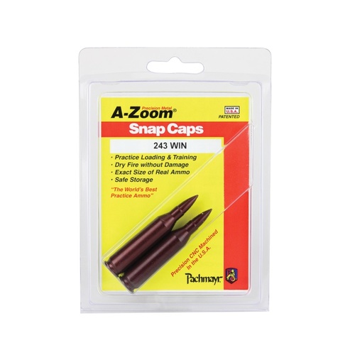 Pachmayr A-Zoom Metal Snap Caps 243 WIN 2 Pack 12223