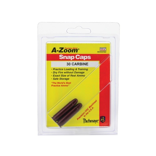 Pachmayr A-Zoom Metal Snap Caps 30 M1 Carbine 2 Pack 12225