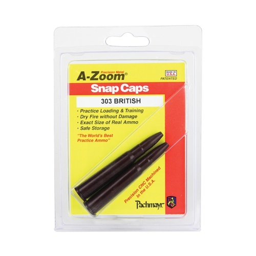Pachmayr A-Zoom Metal Snap Caps 303 British 2 Pack 12226