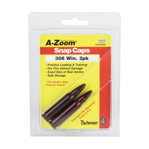 Pachmayr A-Zoom Metal Snap Caps 308 Winchester 2 Pack 12228