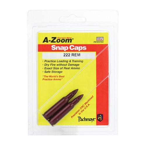 Pachmayr A-Zoom Metal Snap Caps 222 Remington 2 Pack 12238