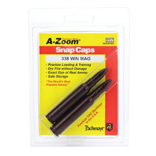 Pachmayr A-Zoom Metal Snap Caps 338 Lapua Magnum 2 Pack 12250