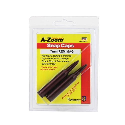 Pachmayr A-Zoom Metal Snap Caps 7mm Remington Magnum 2 Pack 12252
