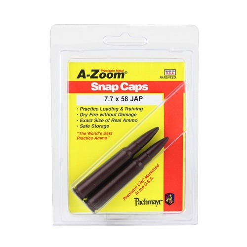 Pachmayr A-Zoom Metal Snap Caps 7.7x58 Japanese 2 Pack 12264