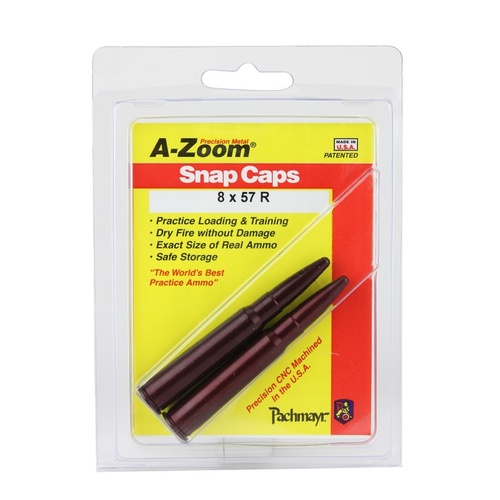 Pachmayr A-Zoom Metal Snap Caps 8x57 JRS Rimmed 2 Pack 12265