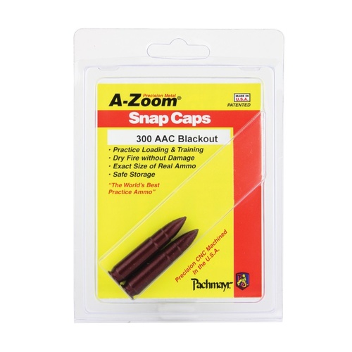 Pachmayr A-Zoom Metal Snap Caps 300 AAC Blackout 2 Pack 12271