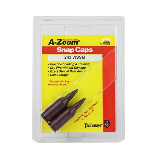 Pachmayr A-Zoom Metal Snap Caps 243 WSSM 2 Pack 12298