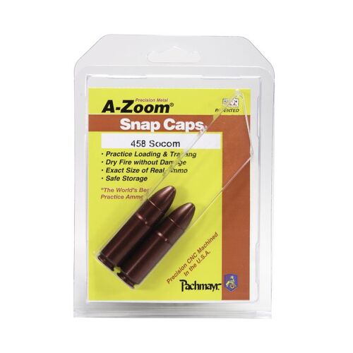 Pachmayr A-Zoom Metal Snap Caps 458 SOCOM 2 Pack 12301