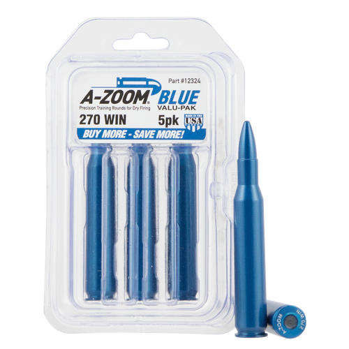 A-Zoom Blue Value Pack 270 Win Snap Caps - 5 Pk 12324