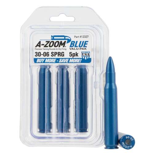 A-Zoom Blue Value Pack 30-06 Springfield Snap Caps 5 Pk 12327