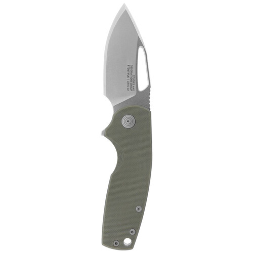 SOG Stout FLK Folding Knife - Olive Drab/Stonewash - 14-03-01-57