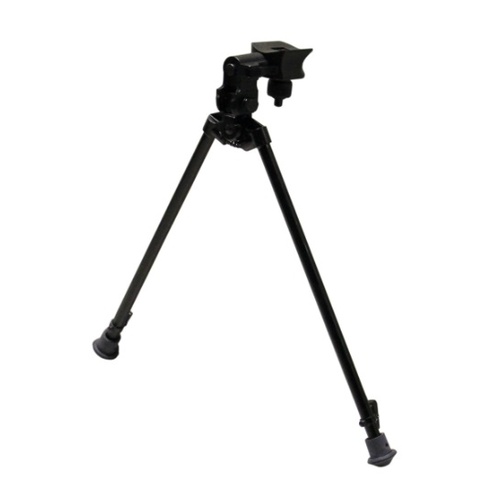 Versa-Pod Model 3 Sitting 15-23" Steel Rifle Bipod with Pan & Tilt with Adapter & Rubber Feet - 150-003