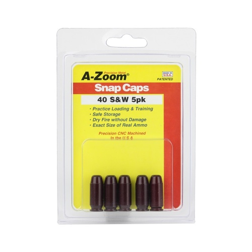 Pachmayr A-Zoom Metal Snap Caps 40 S&W 5 Pack 15114