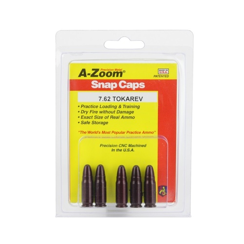 Pachmayr A-Zoom Metal Snap Caps 7.62 Tokarev 5 Pack 15133