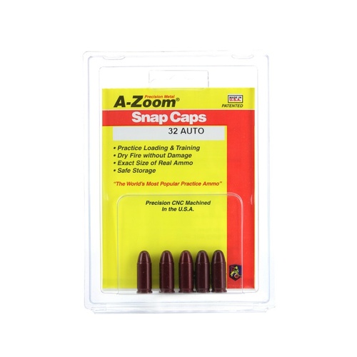 Pachmayr A-Zoom Metal Snap Caps 32 Auto 5 Pack 15153